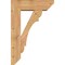 Ekena Millwork Olympic Slat Smooth Bracket w/ Offset Brace, Western Red Cedar, 7 1/2"W x 24"D x 36"H BKT0806X24X36OLY06SWR - alternate 2